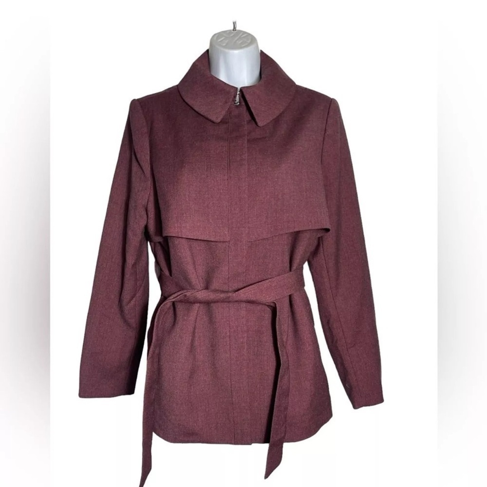 The Limited size Medium stunning mulberry red trench style blazer jacket
